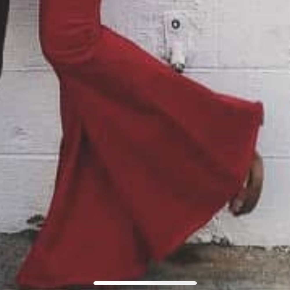 Judy Blue Gameday Red Flares/Bellbottoms